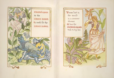 ostroga rycerska i ziele klauna autorstwa Walter Crane