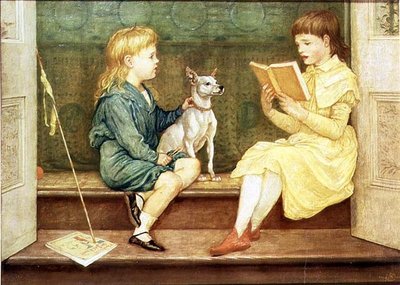 Lionel i Beatrice Crane autorstwa Walter Crane