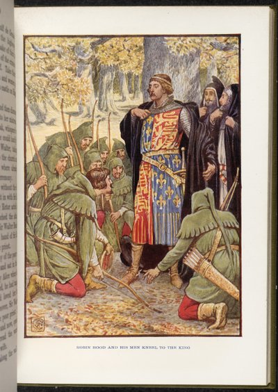 Robin Hood przed Richardem I autorstwa Walter Crane