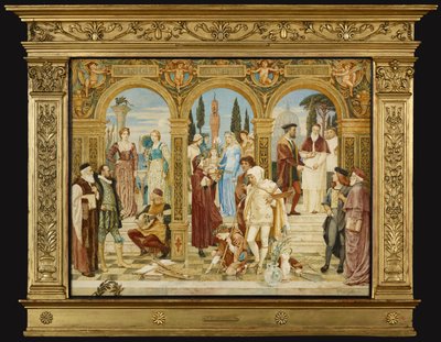 Apoteoza sztuki włoskiej autorstwa Walter Crane