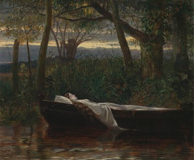 Lady of Shalott [1862, Royal Academy of Arts, Londyn, katalog wystawy] autorstwa Walter Crane