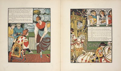 Książę i Kopciuszek. autorstwa Walter Crane