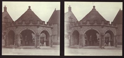 Somerton Market Cross, Market Place, Somerton, South Somerset, Somerset, 1913. autorstwa Walter Edward Zehetmayr