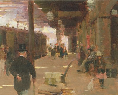 Stacja kolejowa Hastings autorstwa Walter Frederick Osborne