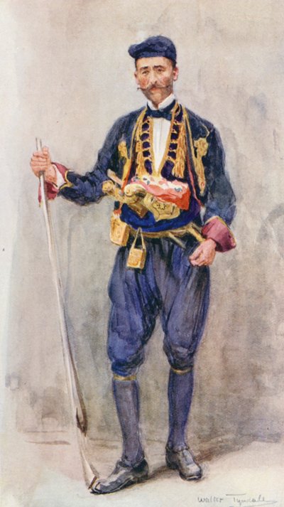 Członek "Marinarezza" (kolorowa litografia) autorstwa Walter Frederick Roofe Tyndale