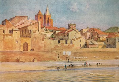 Albenga z Centy, c1910, 1912 autorstwa Walter Frederick Roofe Tyndale