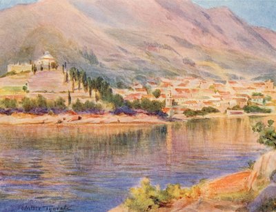 Cavtat, Stara Ragusa (kolorowa litografia) autorstwa Walter Frederick Roofe Tyndale