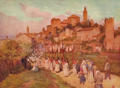 Corpus Domini w Viterbo, c1900 1913 autorstwa Walter Frederick Roofe Tyndale