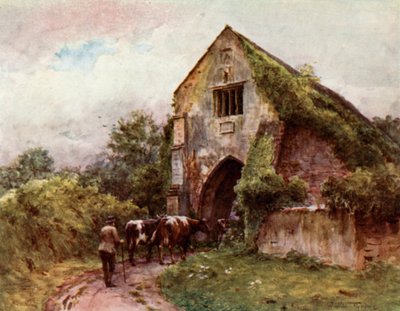 Brama wejściowa, opactwo Cleeve autorstwa Walter Frederick Roofe Tyndale