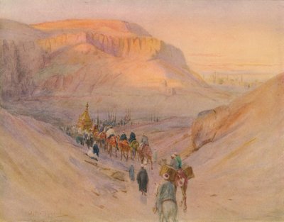 Powrót Świętego Dywanu, ok. 1905, 1912 autorstwa Walter Frederick Roofe Tyndale