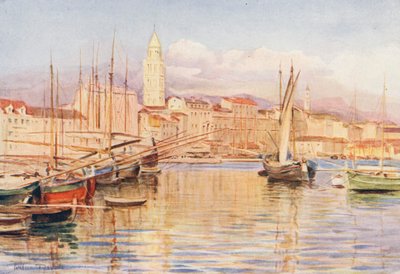 Spalato (druk kolorowy) autorstwa Walter Frederick Roofe Tyndale