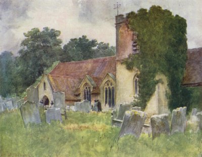 Nowy Las: Boldre Church (kolor lito) autorstwa Walter Frederick Roofe Tyndale