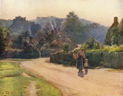 The New Forest: The Village of Emery Down (kolor lito) autorstwa Walter Frederick Roofe Tyndale