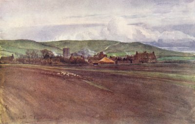 Wessex: Burton Bradstock, Dorset (druk kolorowy) autorstwa Walter Frederick Roofe Tyndale