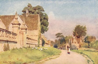 Wessex: Claverton Manor, niedaleko Bath (kolorowa litografia) autorstwa Walter Frederick Roofe Tyndale