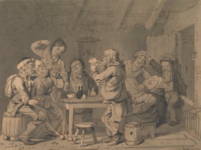 Humorystyczna scena rodzinna autorstwa Walter Geikie