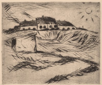 Koszary Koszary, 1916. autorstwa Walter Gramatte