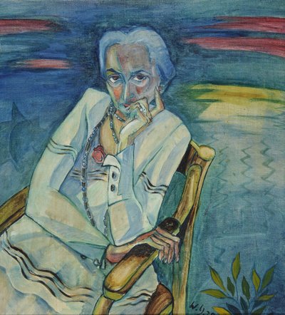 Portret Rosy Schapire autorstwa Walter Gramatte