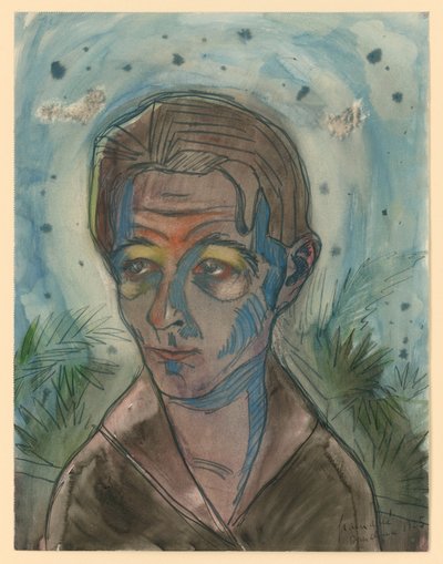 Selbstbildnis autorstwa Walter Gramatte