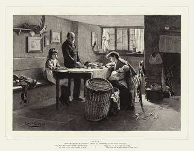 Łaska (grawerunek) autorstwa Walter Granville Smith