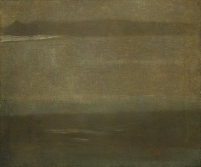 Szary i srebrny: Nokturn, ok. 201 1880-1900. autorstwa Walter Greaves