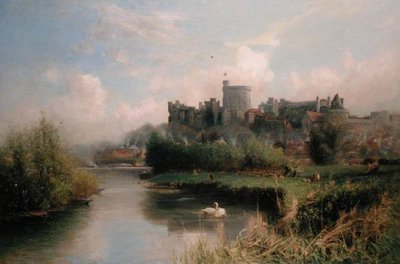 Zamek Windsor (olej na płótnie) autorstwa Walter H. Goldsmith