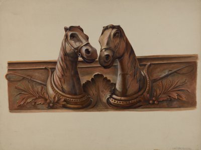 Dekoracja stodoły, ok. 1938. autorstwa Walter Hochstrasser