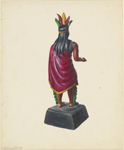 Sklep z cygarami Indian, ok. 1930 r. 1937. autorstwa Walter Hochstrasser