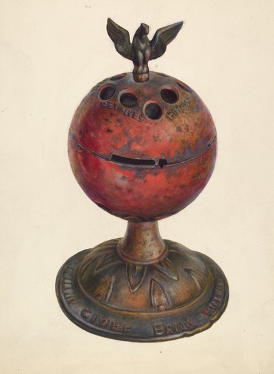 Bank zabawek: Globe, ok. 1939. autorstwa Walter Hochstrasser