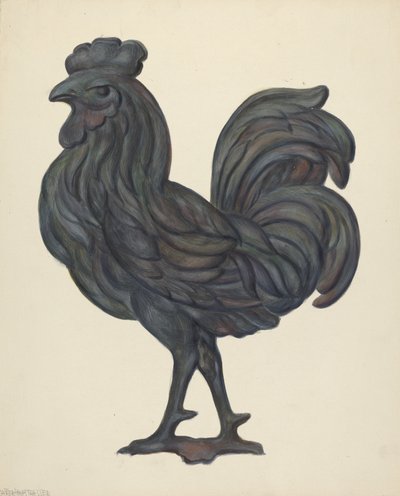 Wiatrowskaz, ok. godz. 1937. autorstwa Walter Hochstrasser