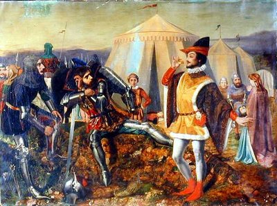 Delfin Francji (olej na płótnie) autorstwa Walter Howell (attr. to) Deverell
