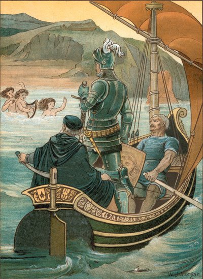 To jest Port Odpoczynku z Troubous Toyle autorstwa Walter Jenks Morgan