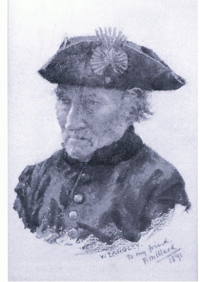 Emeryt z Chelsea, z nieznanego źródła czasopisma lub książki (kolor lito) autorstwa Walter Langley
