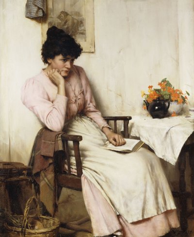 Odległe myśli, autorstwa Walter Langley