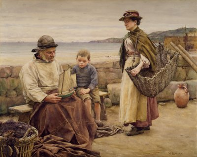 Opinia eksperta, 1905-06 autorstwa Walter Langley