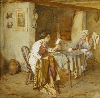 Litera, autorstwa Walter Langley