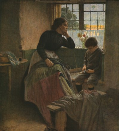 Czuła łaska martwego dnia, koniec XIX wieku, ok. 1930. autorstwa Walter Langley