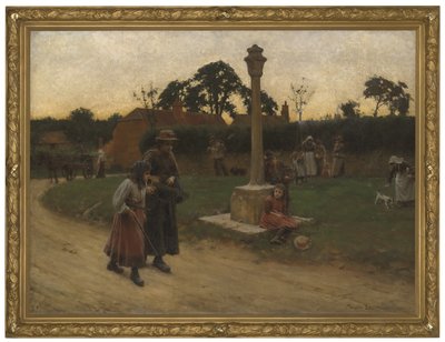 Wędrujący muzycy (oprawione) autorstwa Walter Langley
