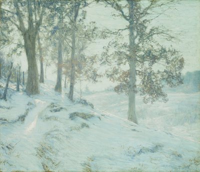 Zalegające liście dębu autorstwa Walter Launt Palmer