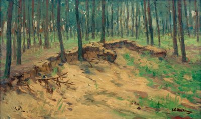 Las z piaskownicą autorstwa Walter Leistikow