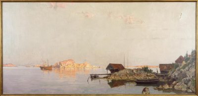 Skandynawski krajobraz nadmorski autorstwa Walter Moras