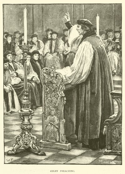 Nauczanie Coleta autorstwa Walter Paget