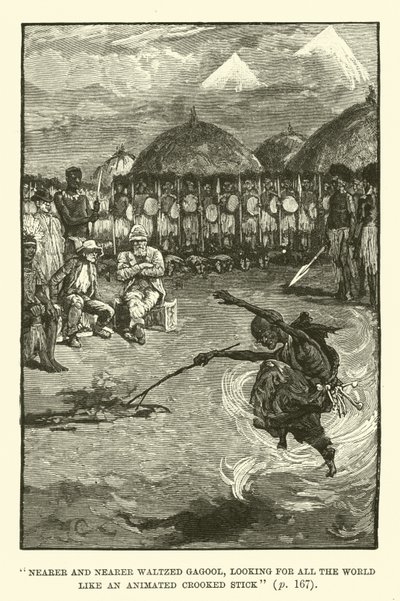 Ilustracja do Kopalni Króla Salomona autorstwa H Rider Haggard autorstwa Walter Paget