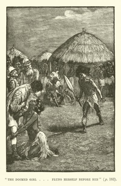 Ilustracja do Kopalni Króla Salomona autorstwa H Rider Haggard autorstwa Walter Paget