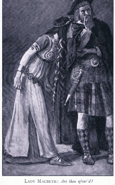 Lady Makbet: Czy się boisz, 1900 autorstwa Walter Paget