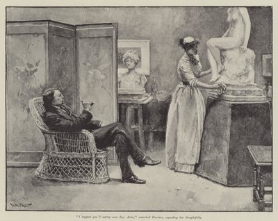 W pogoni za dobrze ukochaną — Thomas Hardy autorstwa Walter Paget