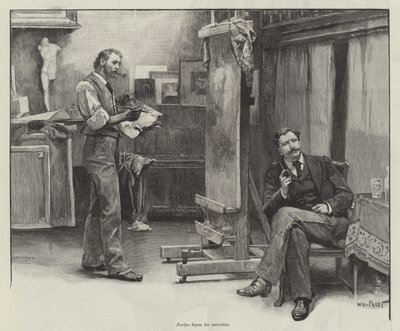W pogoni za dobrze ukochaną — Thomas Hardy autorstwa Walter Paget