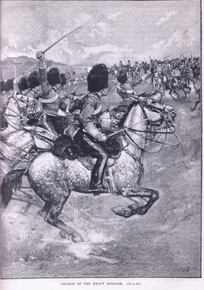 Szarża Ciężkiej Brygady autorstwa Walter Paget