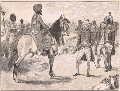 Poddanie Baillie Hyder Ali AD1780 autorstwa Walter Paget