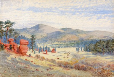W Monument Park, Kolorado, 1874. autorstwa Walter Paris